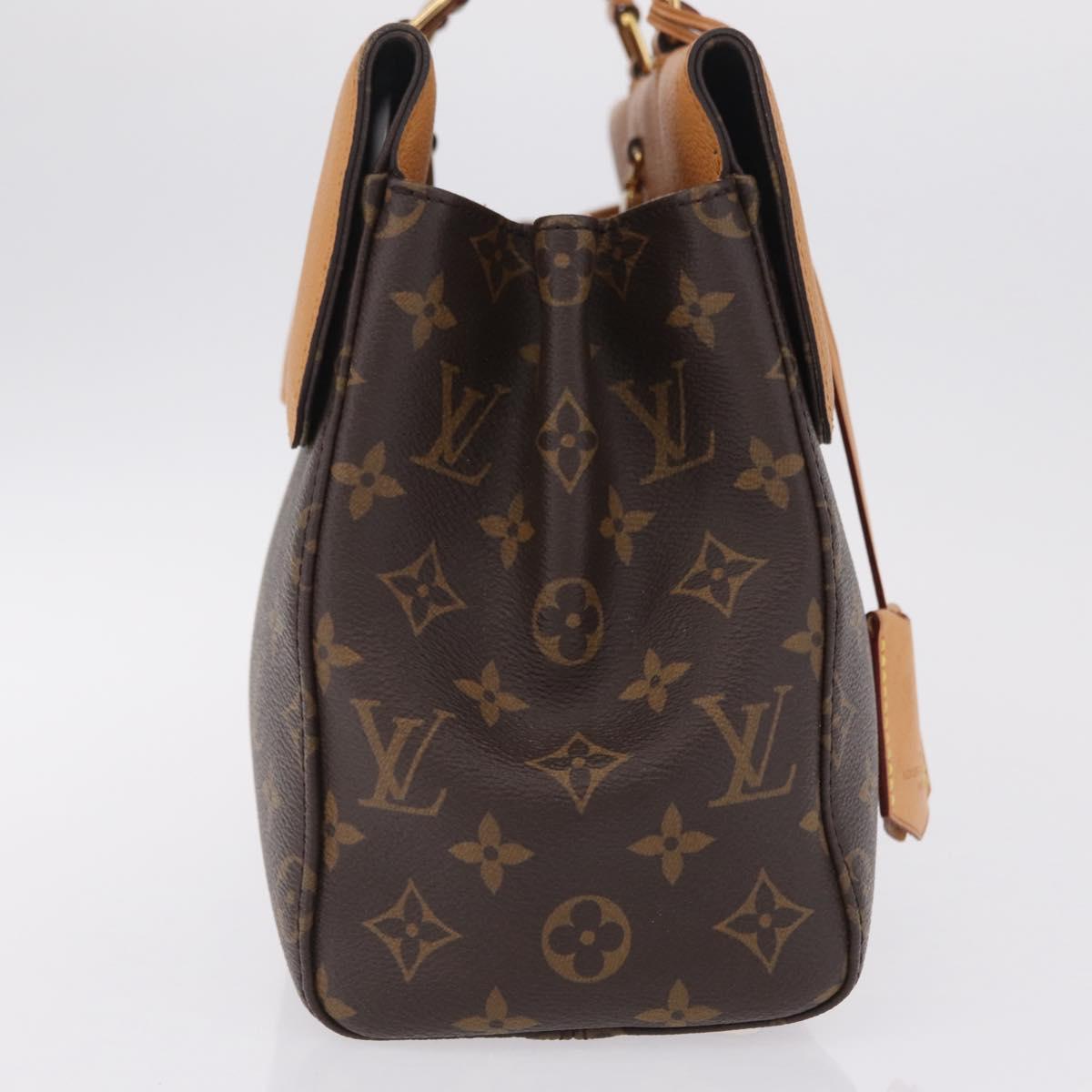 LOUIS VUITTON Monogram Venus Hand Bag 2way Beige M43450 LV Auth ep16683M
