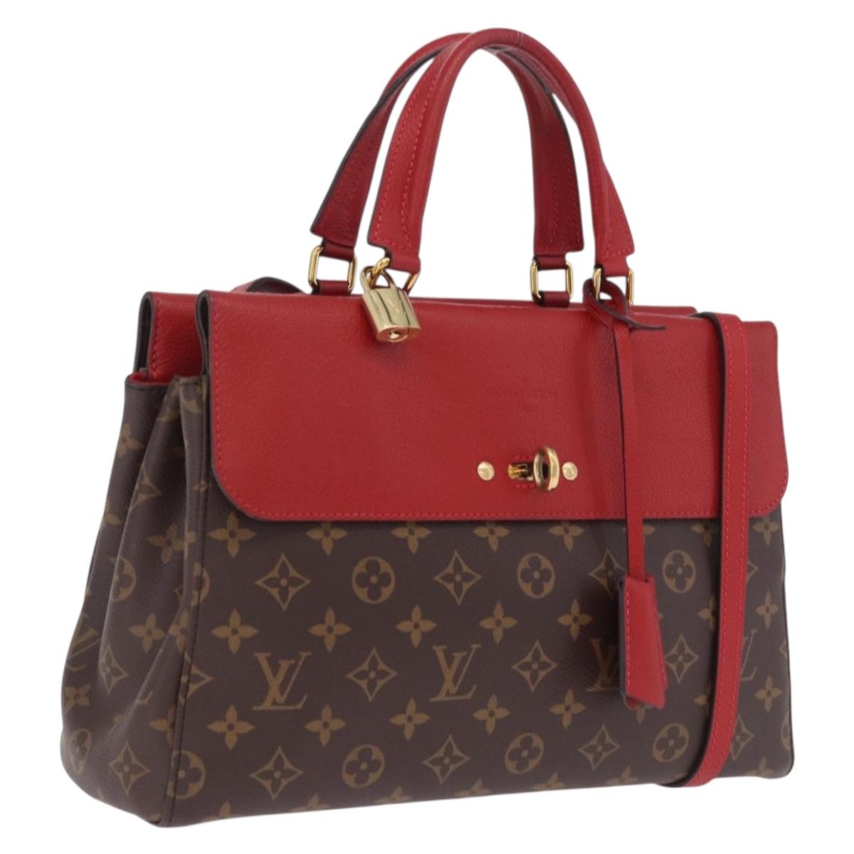 LOUIS VUITTON Monogram Venus Hand Bag Red M42413 LV Auth ep16685M