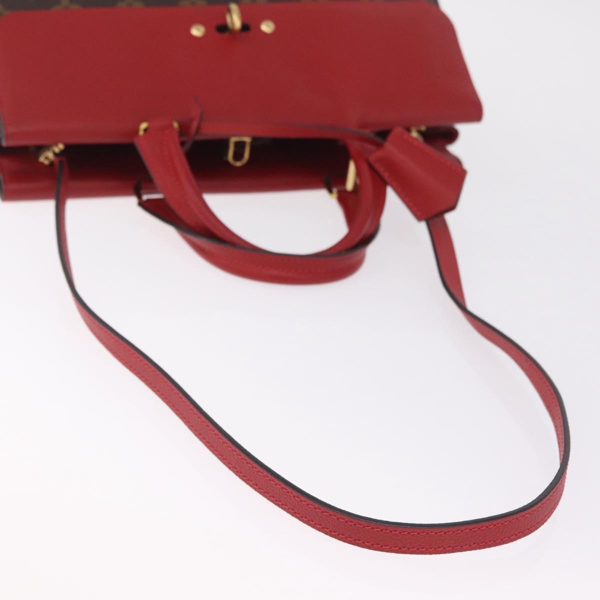 LOUIS VUITTON Monogram Venus Hand Bag Red M42413 LV Auth ep16685M