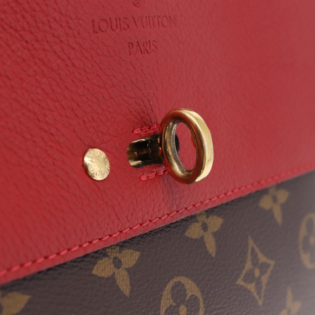 LOUIS VUITTON Monogram Venus Hand Bag Red M42413 LV Auth ep16685M