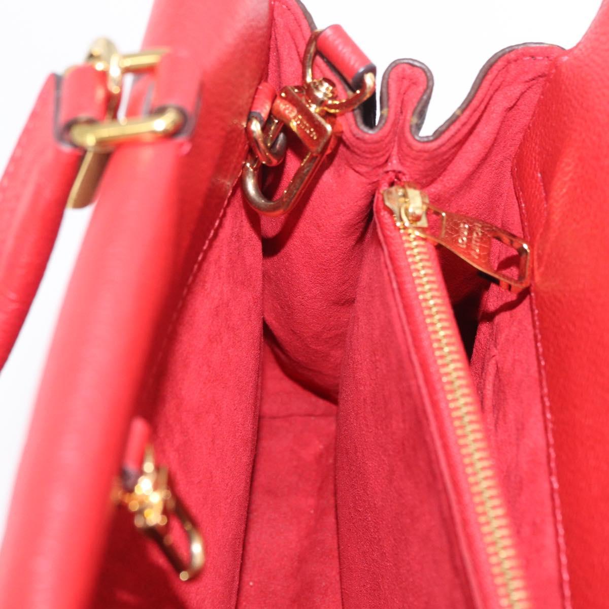 LOUIS VUITTON Monogram Venus Hand Bag Red M42413 LV Auth ep16685M
