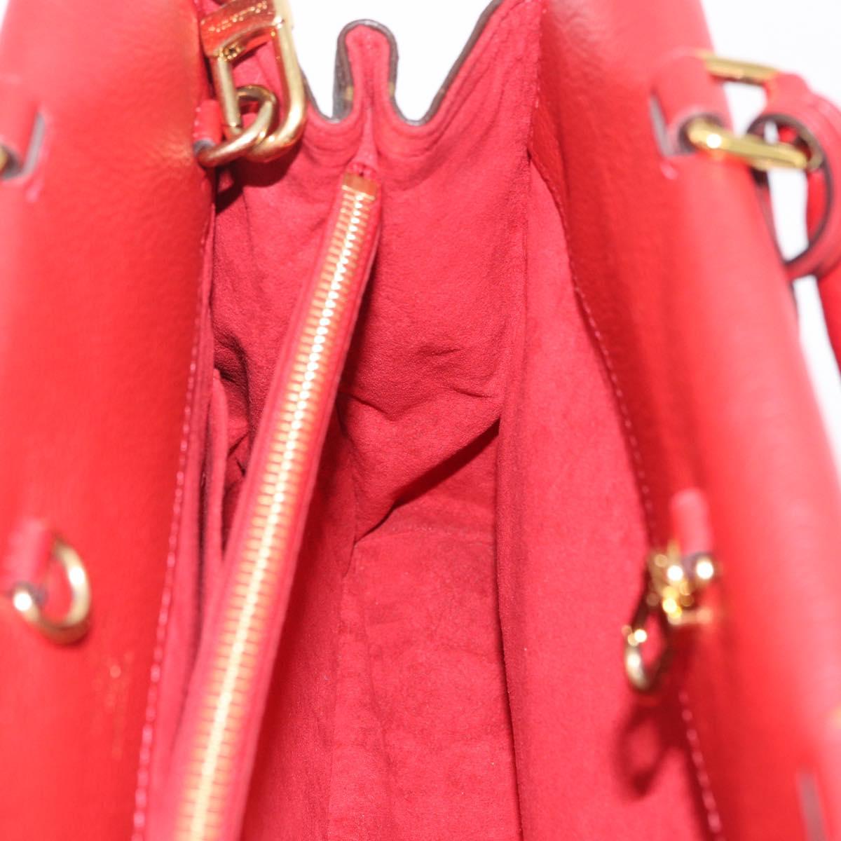 LOUIS VUITTON Monogram Venus Hand Bag Red M42413 LV Auth ep16685M