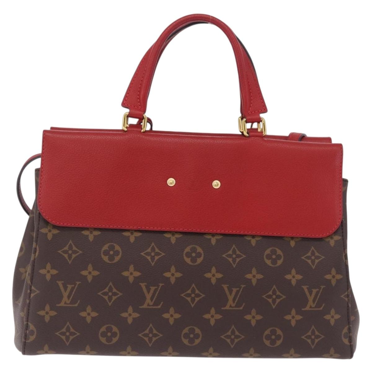 LOUIS VUITTON Monogram Venus Hand Bag Red M42413 LV Auth ep16685M