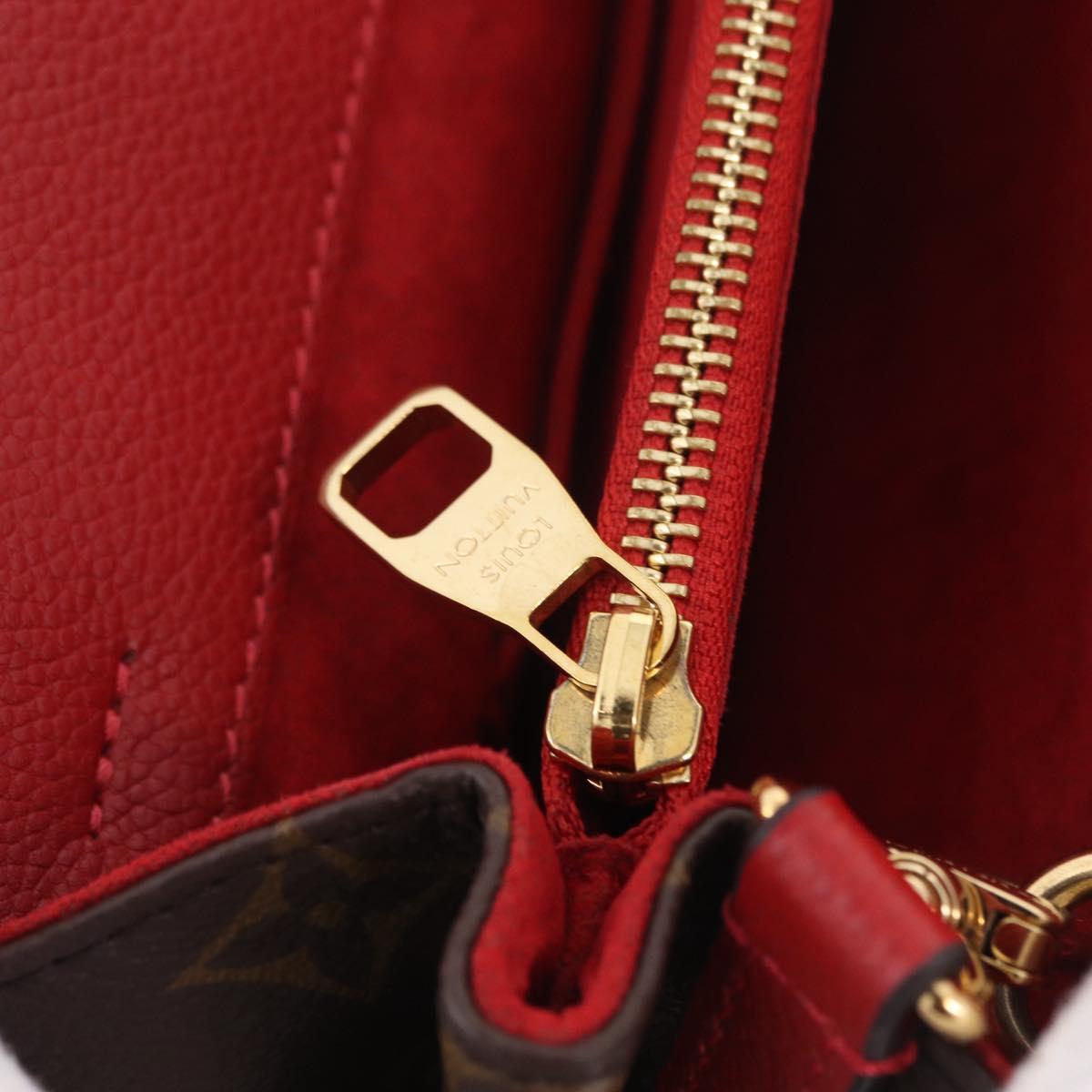 LOUIS VUITTON Monogram Venus Hand Bag Red M42413 LV Auth ep16685M
