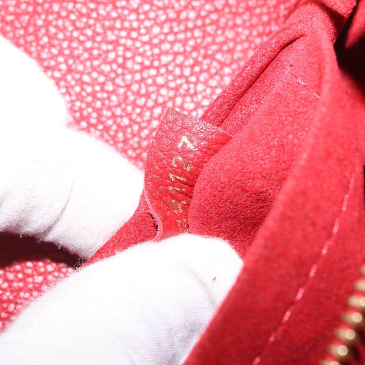 LOUIS VUITTON Monogram Venus Hand Bag Red M42413 LV Auth ep16685M
