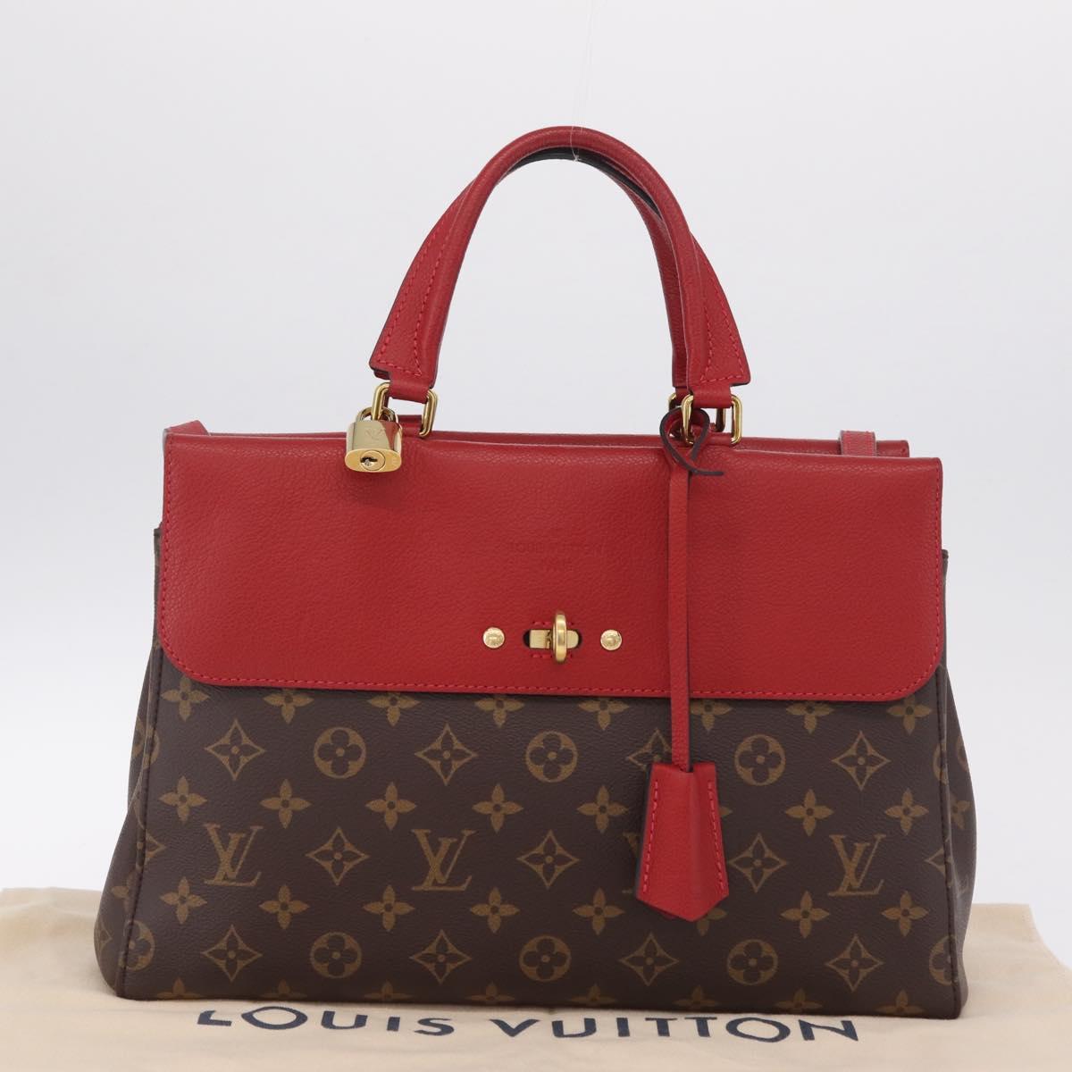 LOUIS VUITTON Monogram Venus Hand Bag Red M42413 LV Auth ep16685M