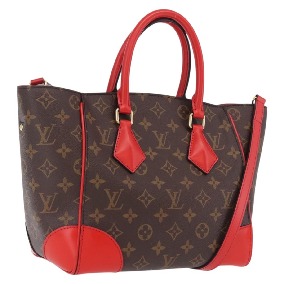 LOUIS VUITTON Monogram Phoenix PM Hand Bag Red M41537 LV Auth ep16687SAM