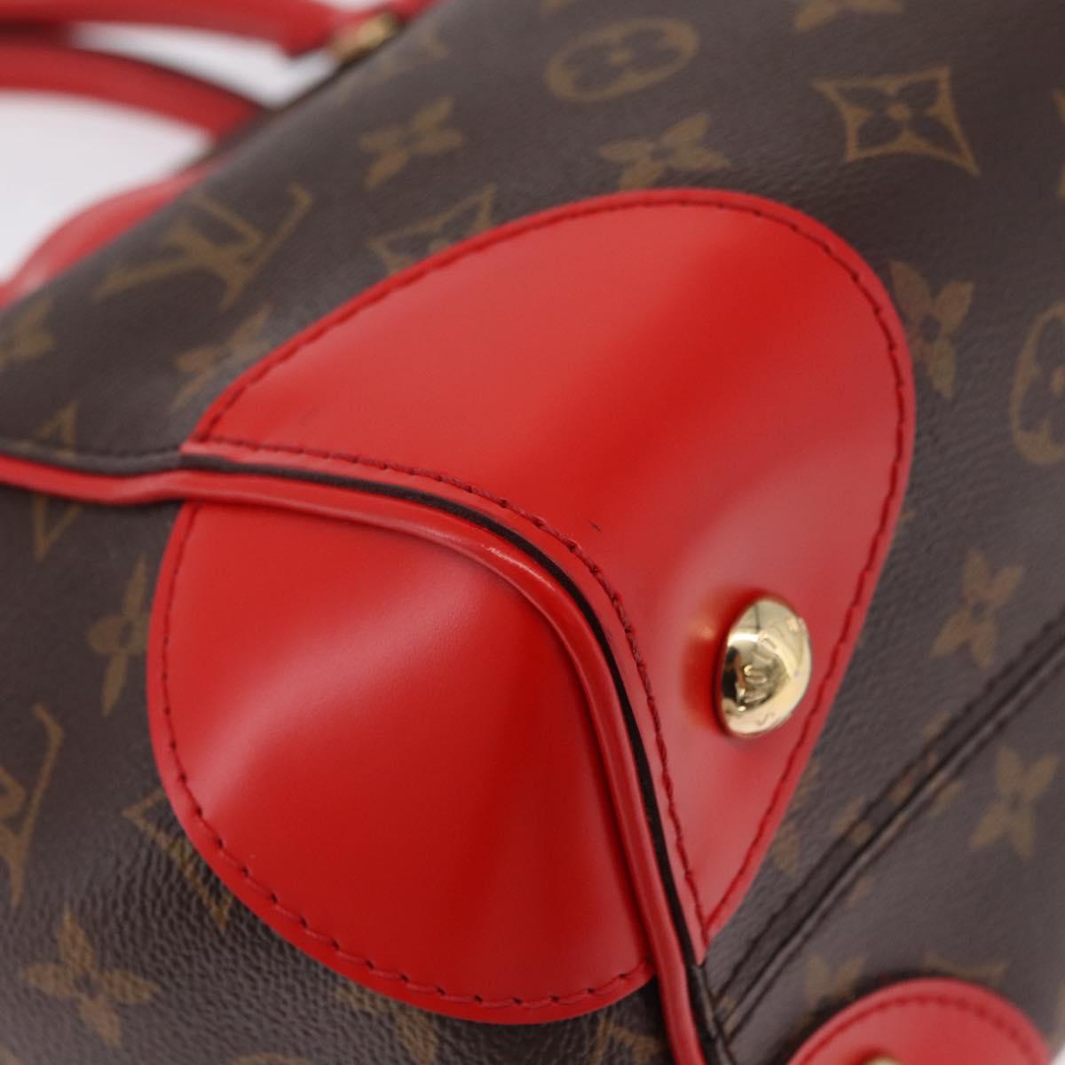 LOUIS VUITTON Monogram Phoenix PM Hand Bag Red M41537 LV Auth ep16687SAM