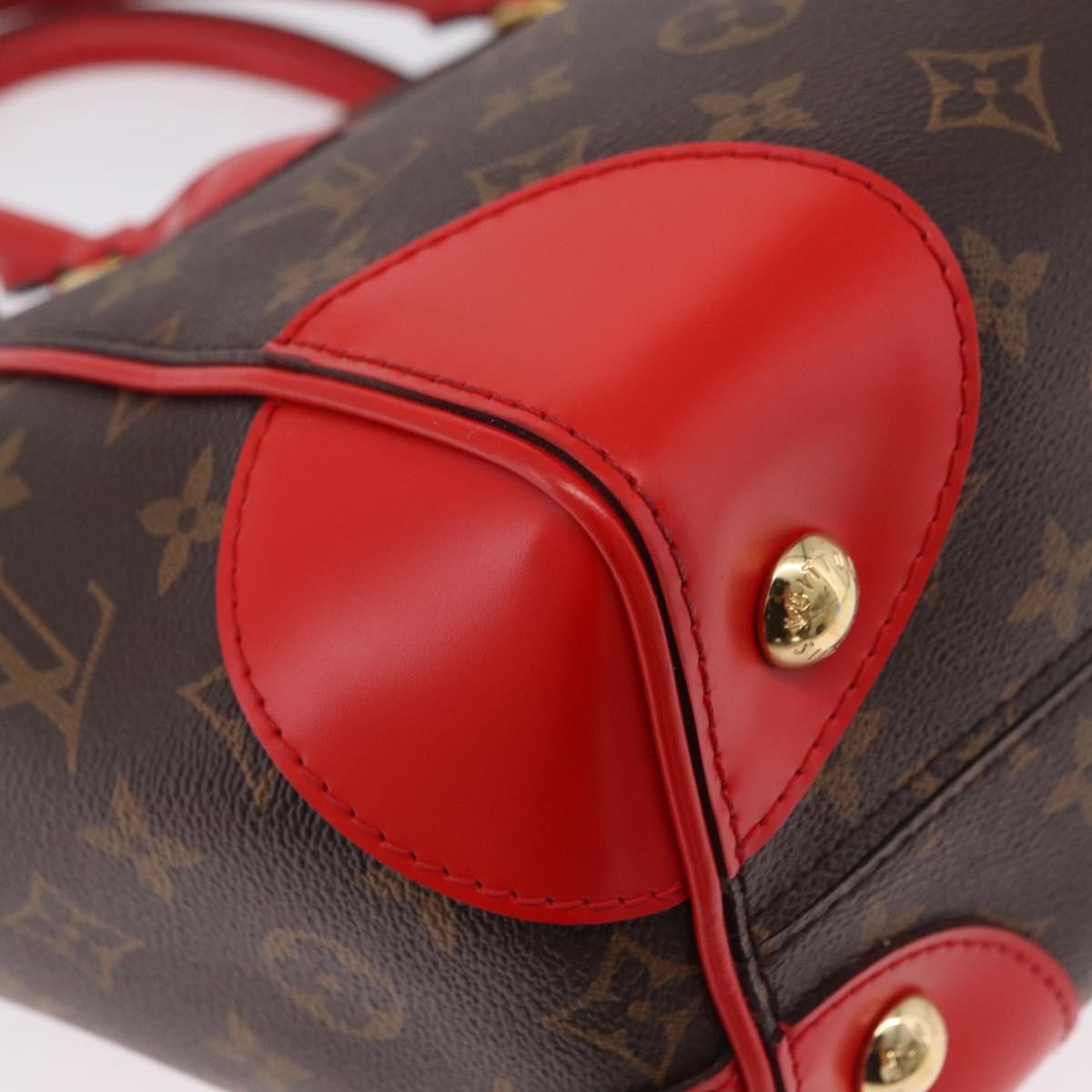LOUIS VUITTON Monogram Phoenix PM Hand Bag Red M41537 LV Auth ep16687SAM