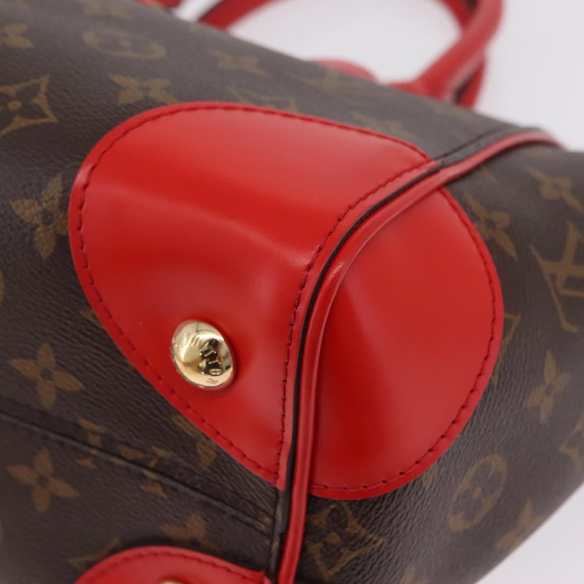 LOUIS VUITTON Monogram Phoenix PM Hand Bag Red M41537 LV Auth ep16687SAM