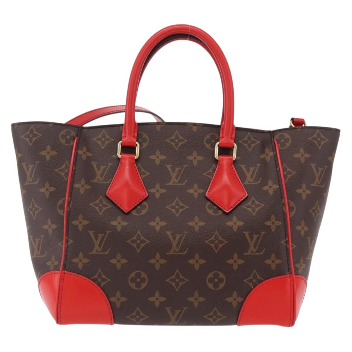 LOUIS VUITTON Monogram Phoenix PM Hand Bag Red M41537 LV Auth ep16687SAM