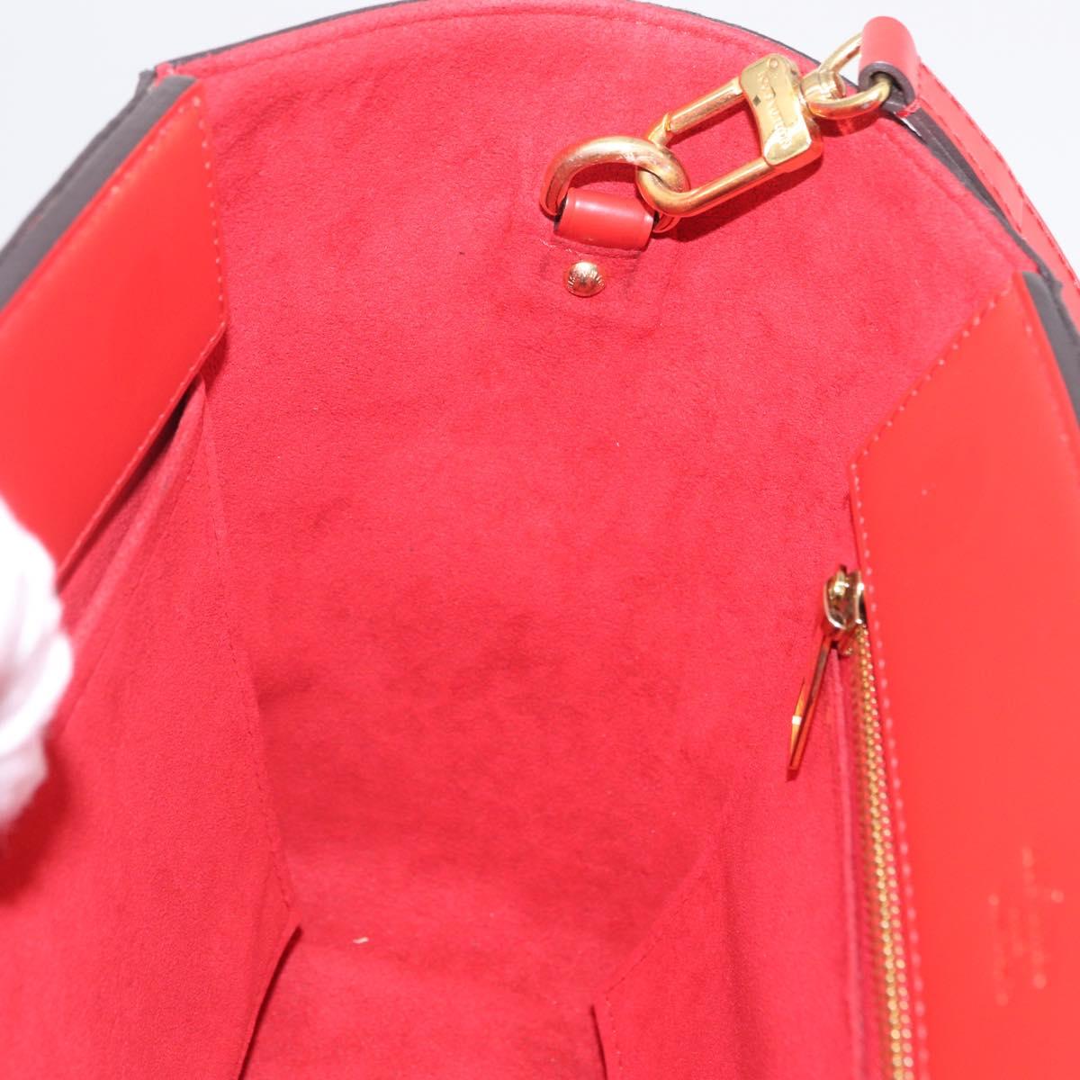 LOUIS VUITTON Monogram Phoenix PM Hand Bag Red M41537 LV Auth ep16687SAM