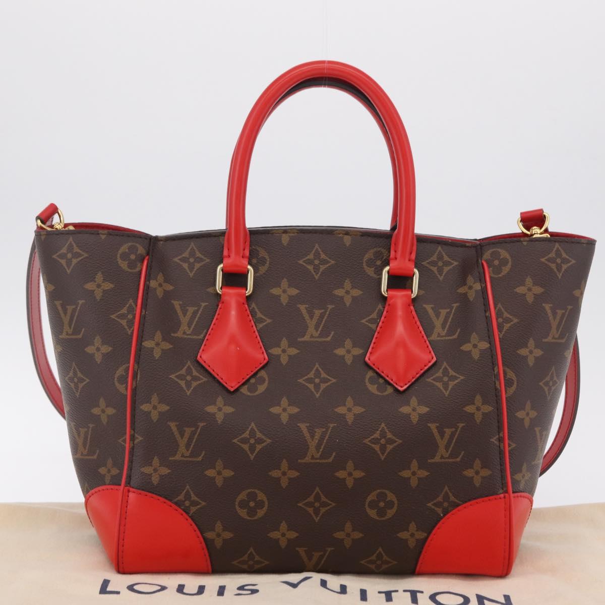 LOUIS VUITTON Monogram Phoenix PM Hand Bag Red M41537 LV Auth ep16687SAM