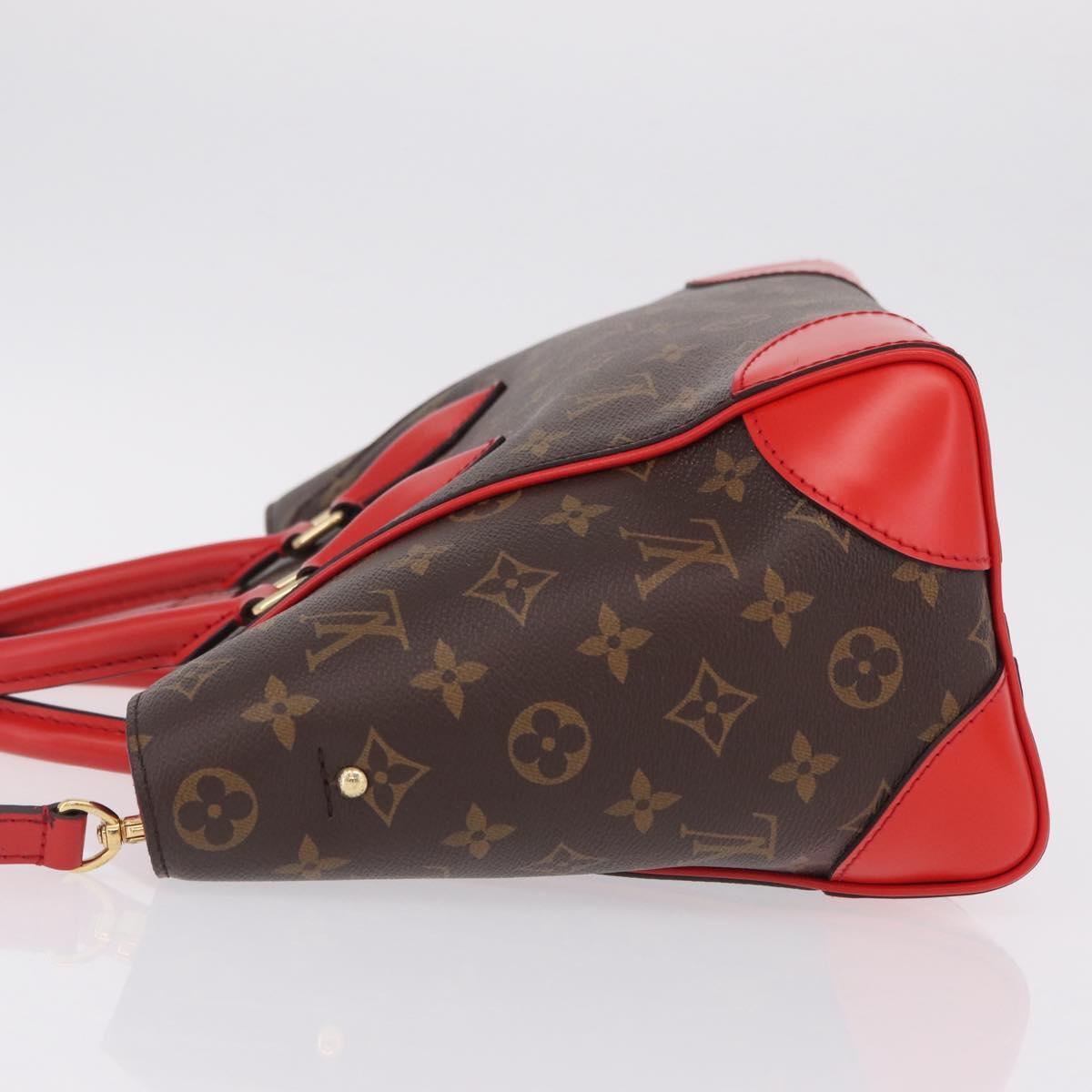 LOUIS VUITTON Monogram Phoenix PM Hand Bag Red M41537 LV Auth ep16687SAM