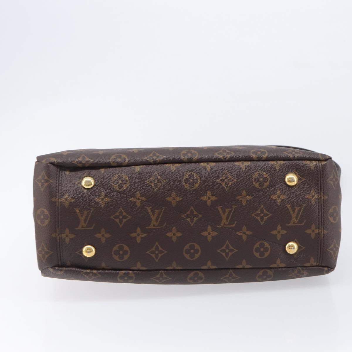 LOUIS VUITTON Monogram Pallas MM Hand Bag 2way Red M41175 LV Auth ep16688V