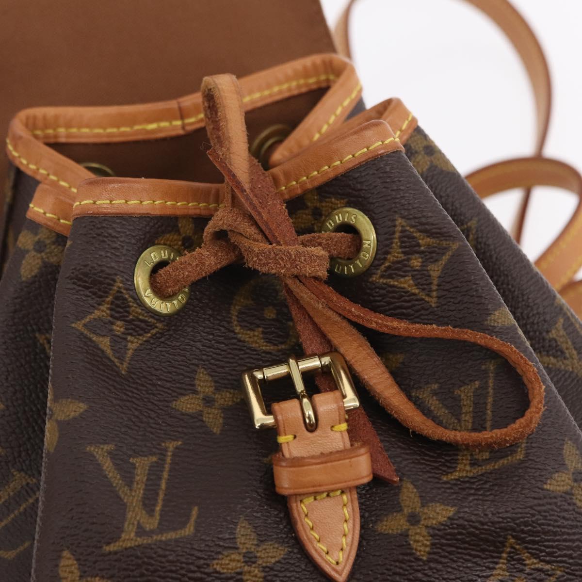 LOUIS VUITTON Monogram Montsouris PM Backpack M51137 LV Auth ep16691V