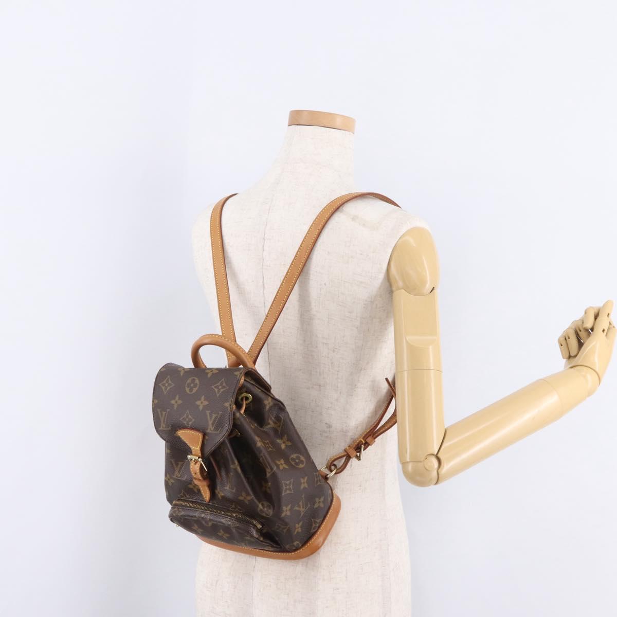 LOUIS VUITTON Monogram Montsouris PM Backpack M51137 LV Auth ep16691V