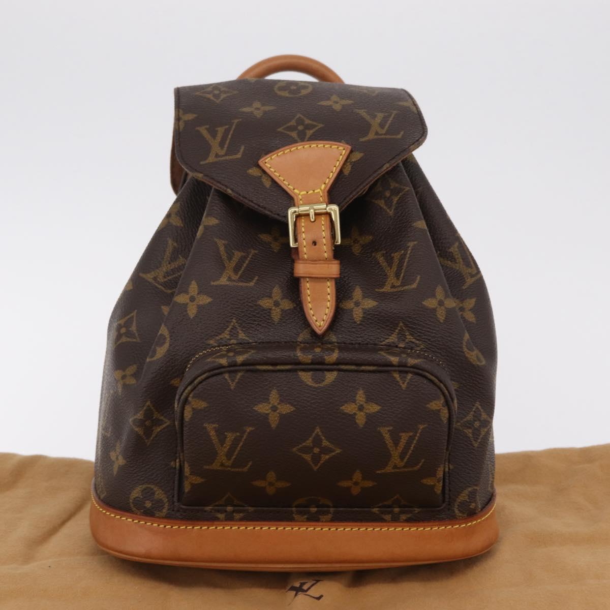 LOUIS VUITTON Monogram Montsouris PM Backpack M51137 LV Auth ep16691V