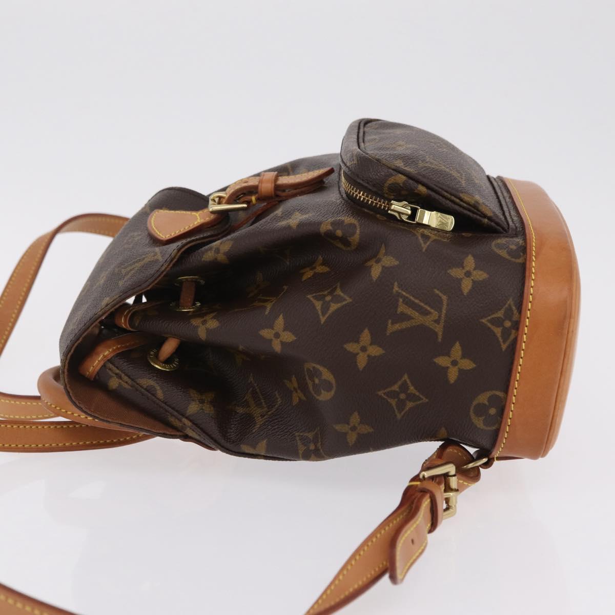 LOUIS VUITTON Monogram Montsouris PM Backpack M51137 LV Auth ep16691V