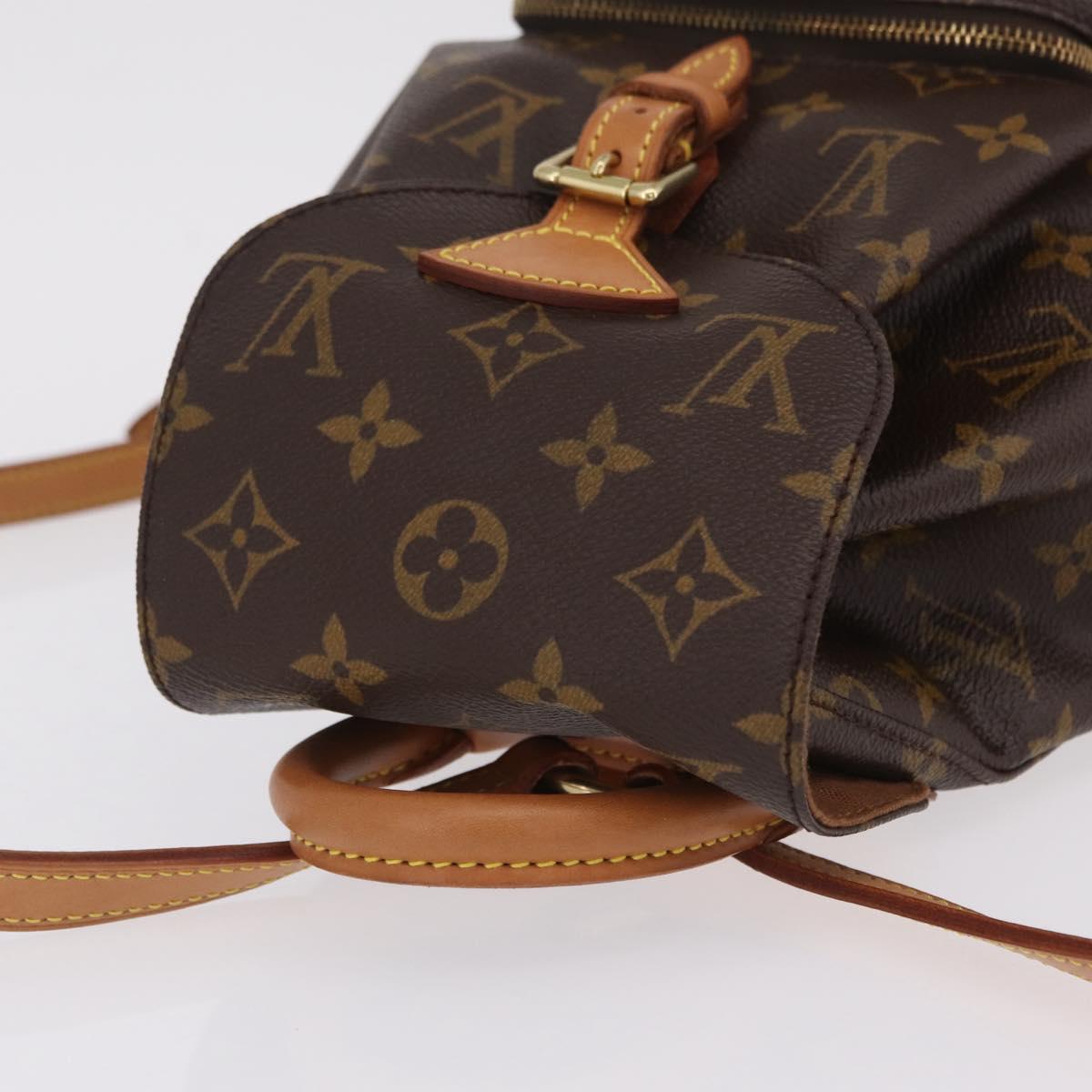 LOUIS VUITTON Monogram Montsouris PM Backpack M51137 LV Auth ep16691V