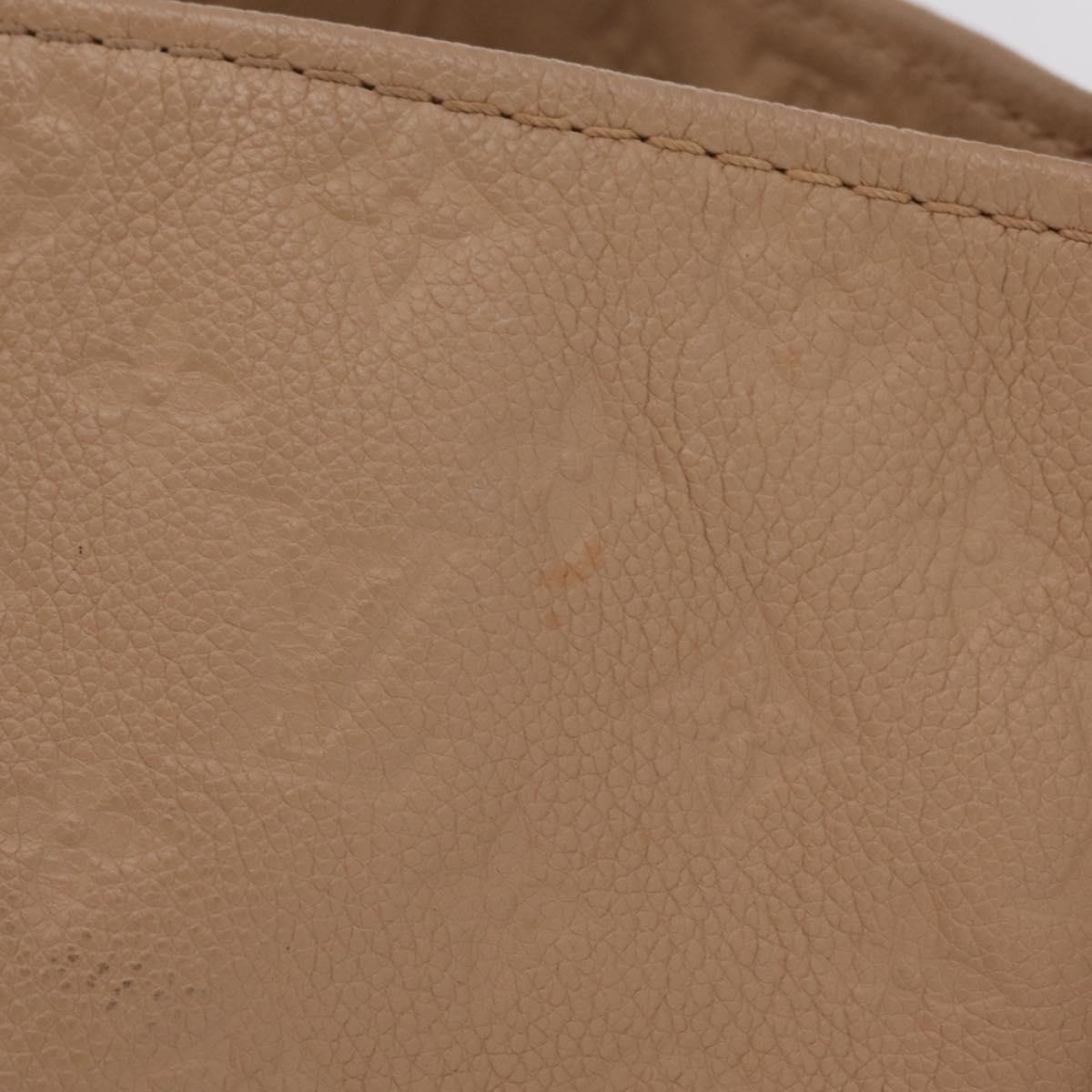 LOUIS VUITTON Monogram Empreinte Artsy MM Bag Beige M93449 LV Auth ep16696V