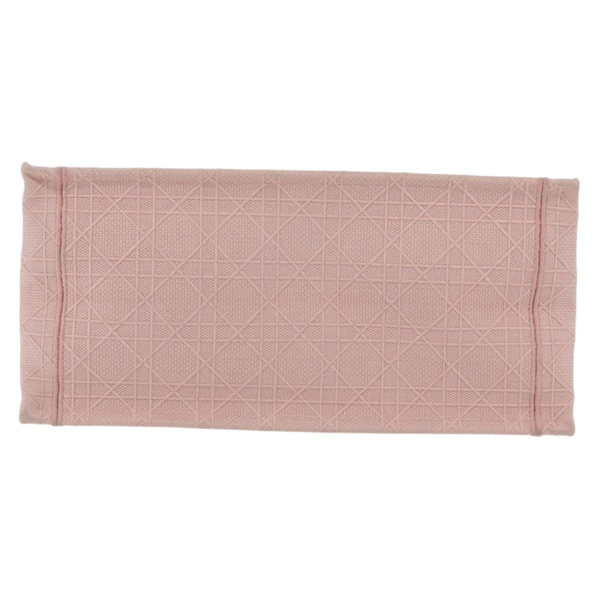 Christian Dior Book Tote Tote Bag Canvas Pink Auth ep16706M