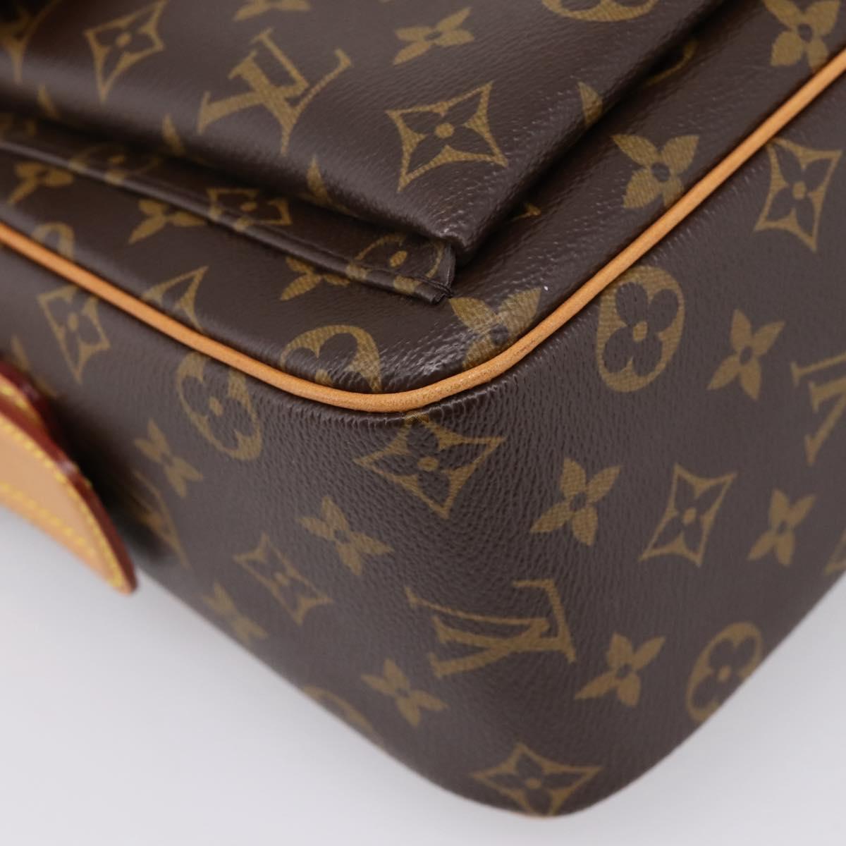 LOUIS VUITTON Monogram Viva Cite GM Shoulder Bag M51163 LV Auth ep16710SAV