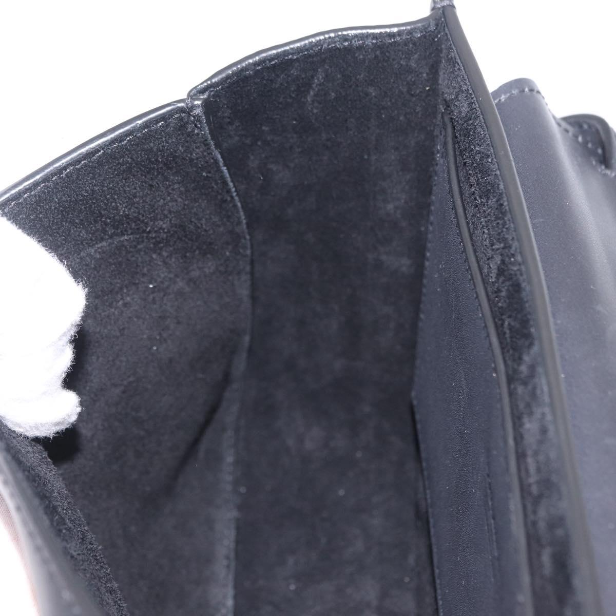 Saint Laurent Kaia Small Satchel Shoulder Bag Leather Black 634818 Auth ep16716V
