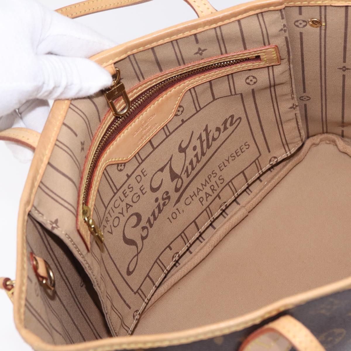 LOUIS VUITTON Monogram Neverfull PM Tote Bag M40155 LV Auth ep16736V