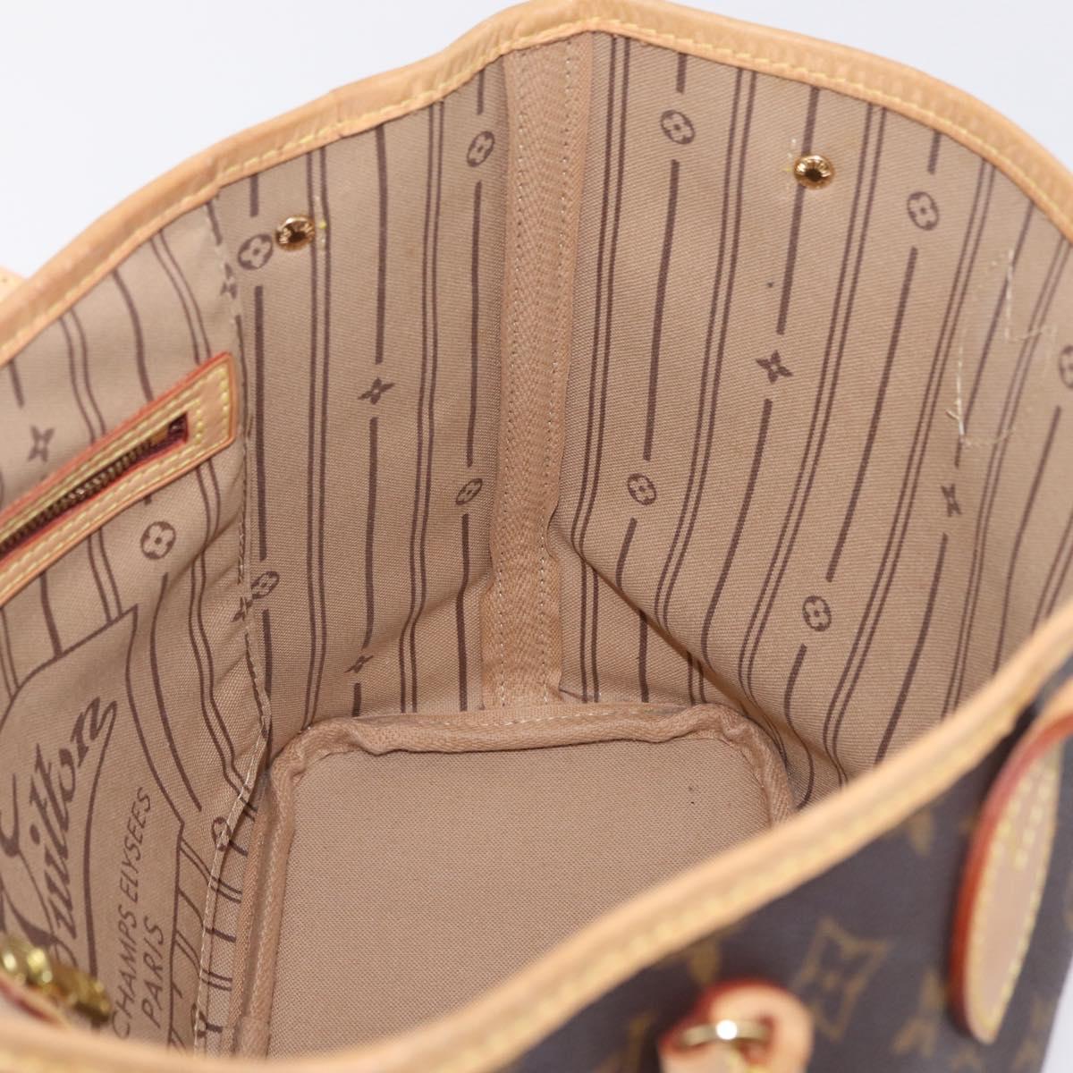 LOUIS VUITTON Monogram Neverfull PM Tote Bag M40155 LV Auth ep16736V