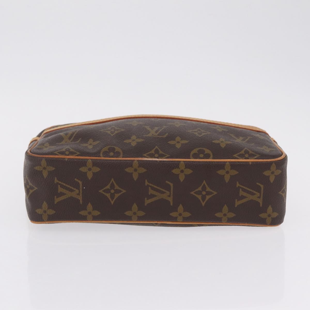 LOUIS VUITTON Monogram Compiegne 23 Clutch Bag M51847 LV Auth ep16750A