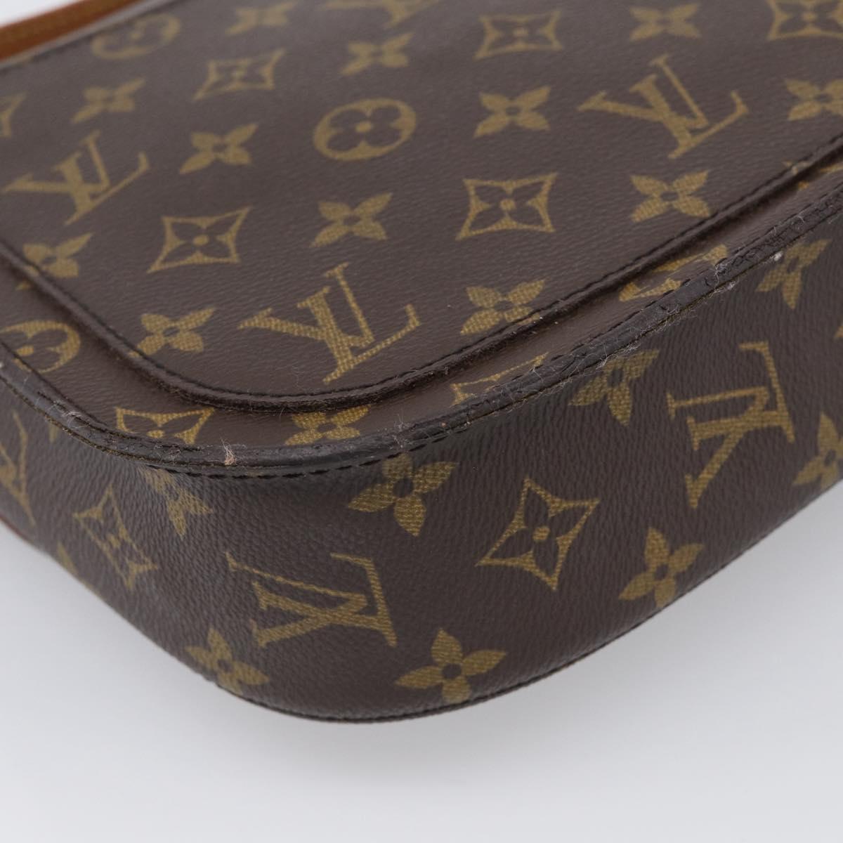 LOUIS VUITTON Monogram Saint Cloud GM Shoulder Bag M51242 LV Auth ep16751A