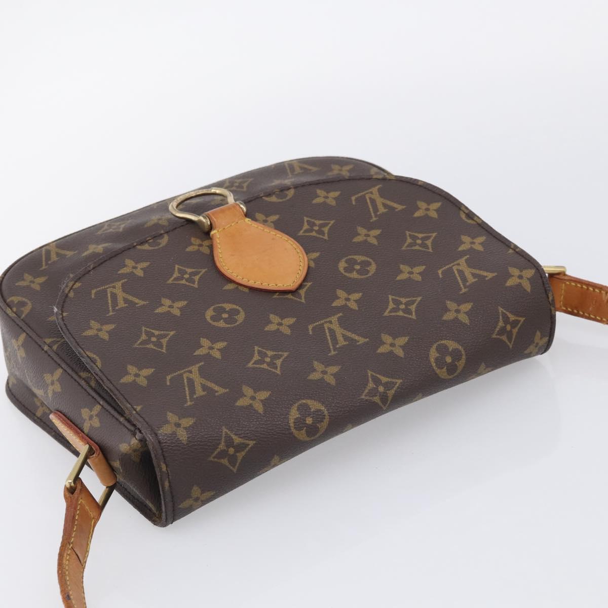 LOUIS VUITTON Monogram Saint Cloud GM Shoulder Bag M51242 LV Auth ep16751A