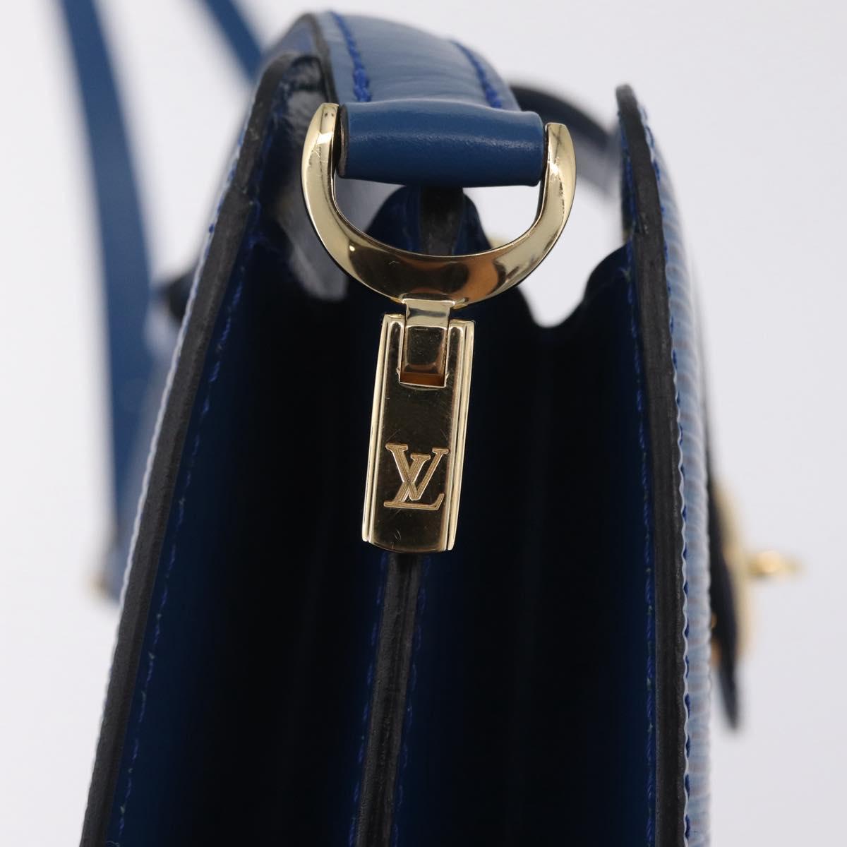 LOUIS VUITTON Epi Capuchin Shoulder Bag Blue M52345 LV Auth ep16754A