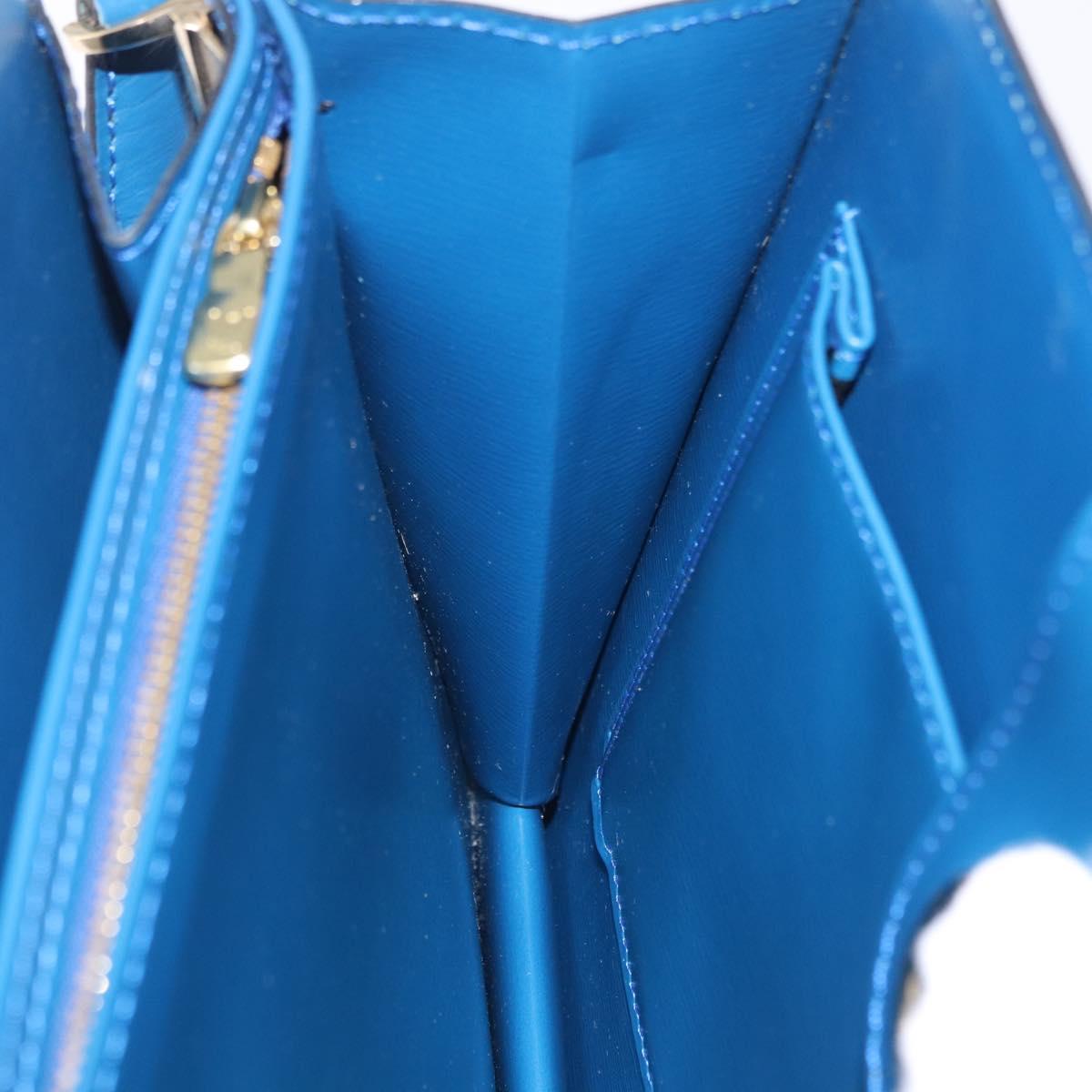 LOUIS VUITTON Epi Capuchin Shoulder Bag Blue M52345 LV Auth ep16754A