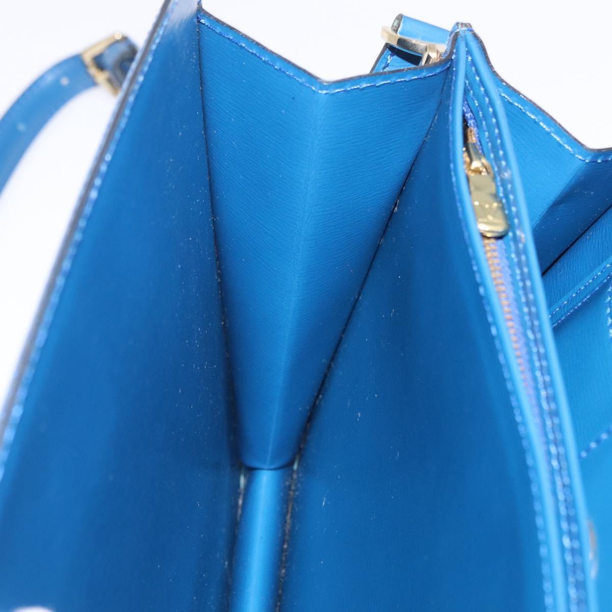 LOUIS VUITTON Epi Capuchin Shoulder Bag Blue M52345 LV Auth ep16754A