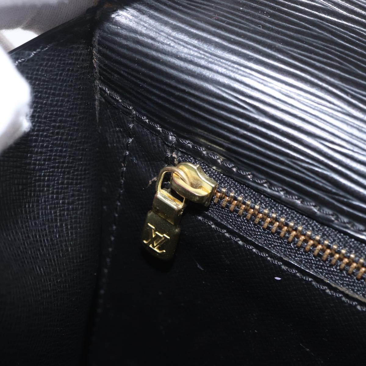 LOUIS VUITTON Epi Monceau 28 Hand Bag Black M52122 LV Auth ep16756