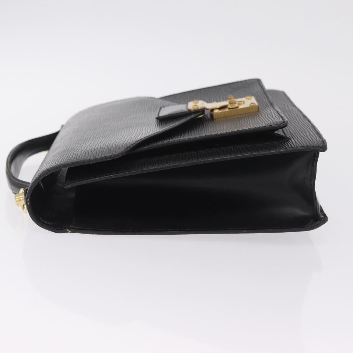 LOUIS VUITTON Epi Monceau 28 Hand Bag Black M52122 LV Auth ep16756