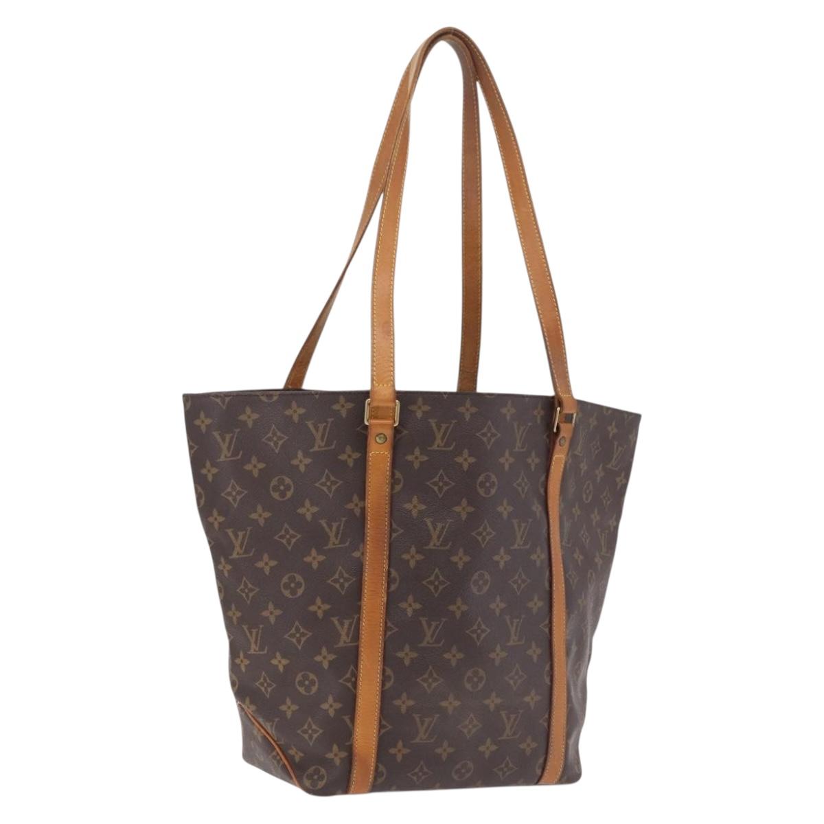 LOUIS VUITTON Monogram Sac Shopping Tote Bag M51108 LV Auth ep16761