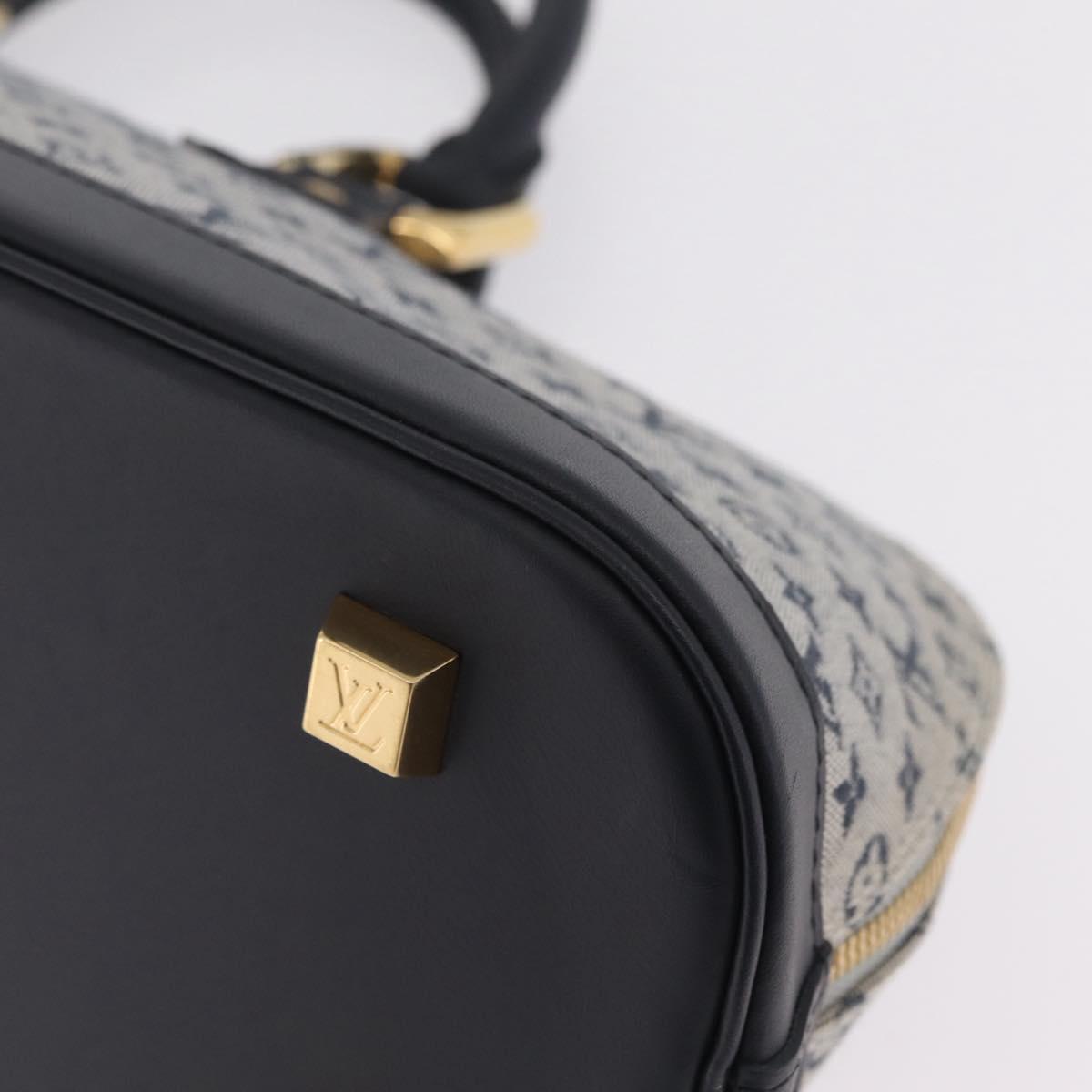 LOUIS VUITTON Monogram Mini Alma Ron Hand Bag Blue M92205 LV Auth ep16764V