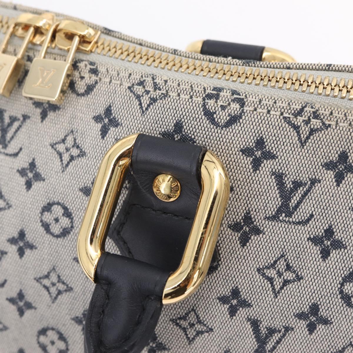 LOUIS VUITTON Monogram Mini Alma Ron Hand Bag Blue M92205 LV Auth ep16764V