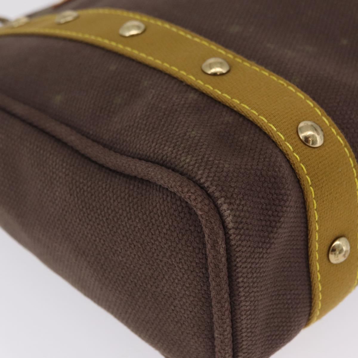 LOUIS VUITTON Antigua Cabas MM Tote Bag Canvas Brown M40086 LV Auth ep16780