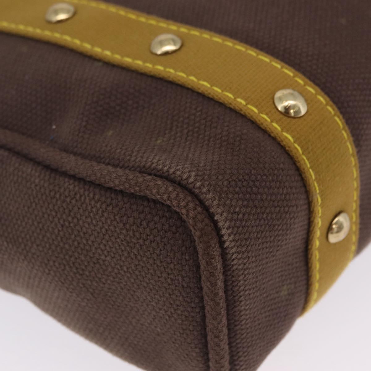 LOUIS VUITTON Antigua Cabas MM Tote Bag Canvas Brown M40086 LV Auth ep16780