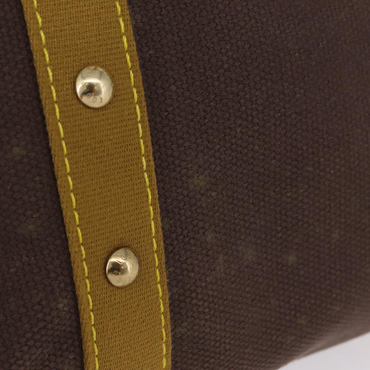 LOUIS VUITTON Antigua Cabas MM Tote Bag Canvas Brown M40086 LV Auth ep16780