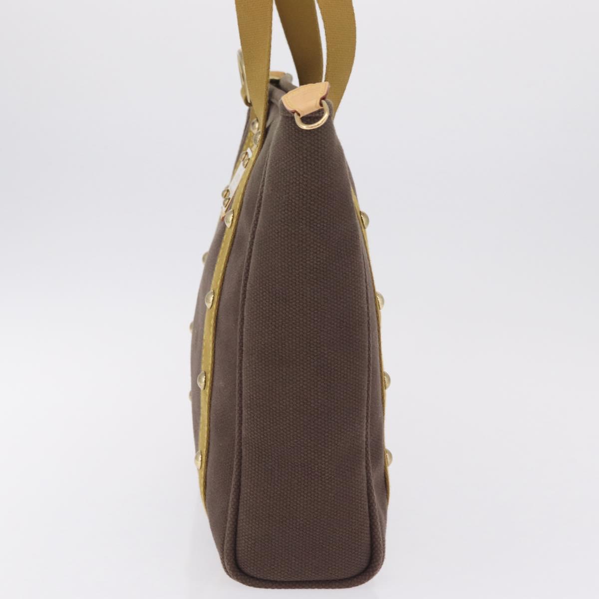 LOUIS VUITTON Antigua Cabas MM Tote Bag Canvas Brown M40086 LV Auth ep16780