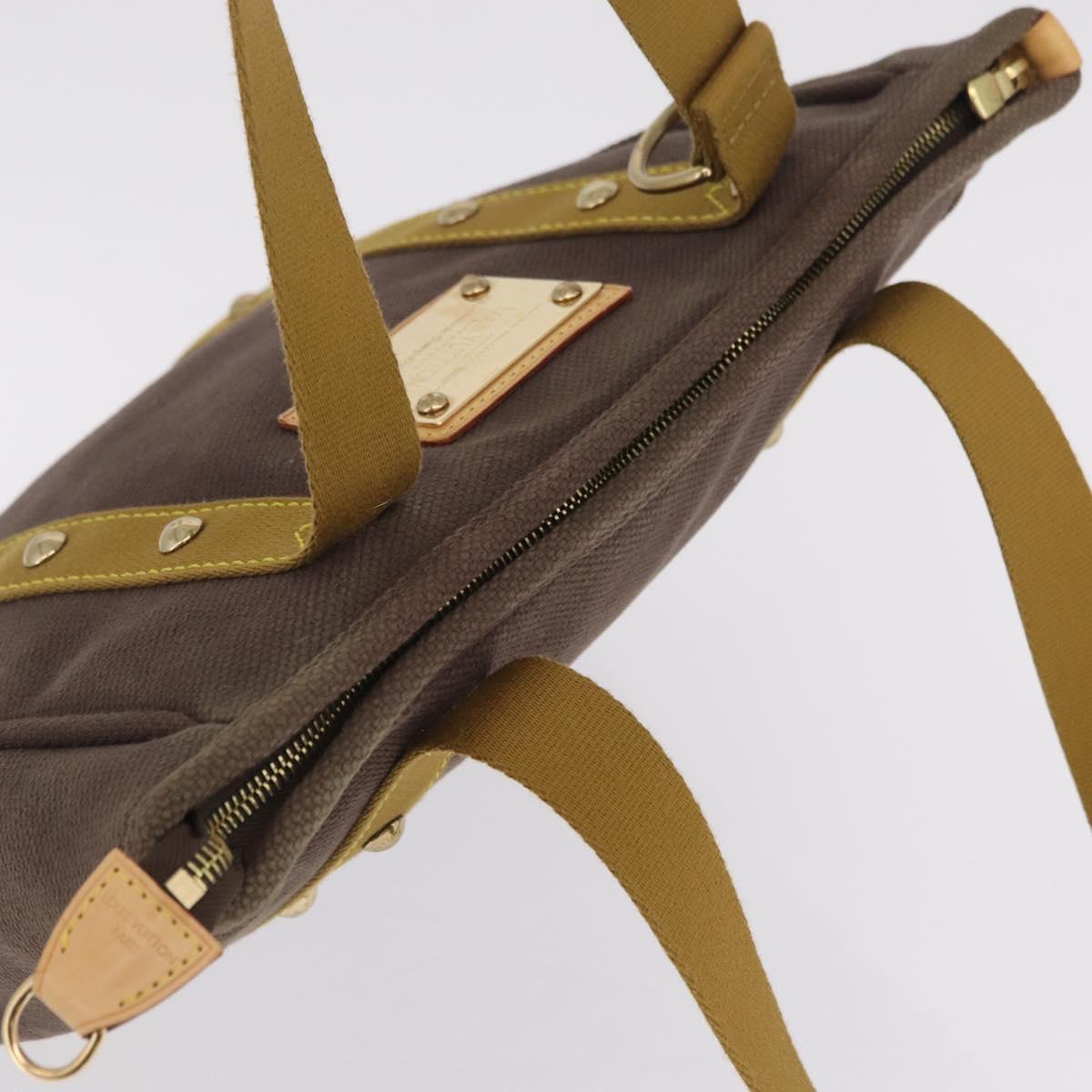 LOUIS VUITTON Antigua Cabas MM Tote Bag Canvas Brown M40086 LV Auth ep16780