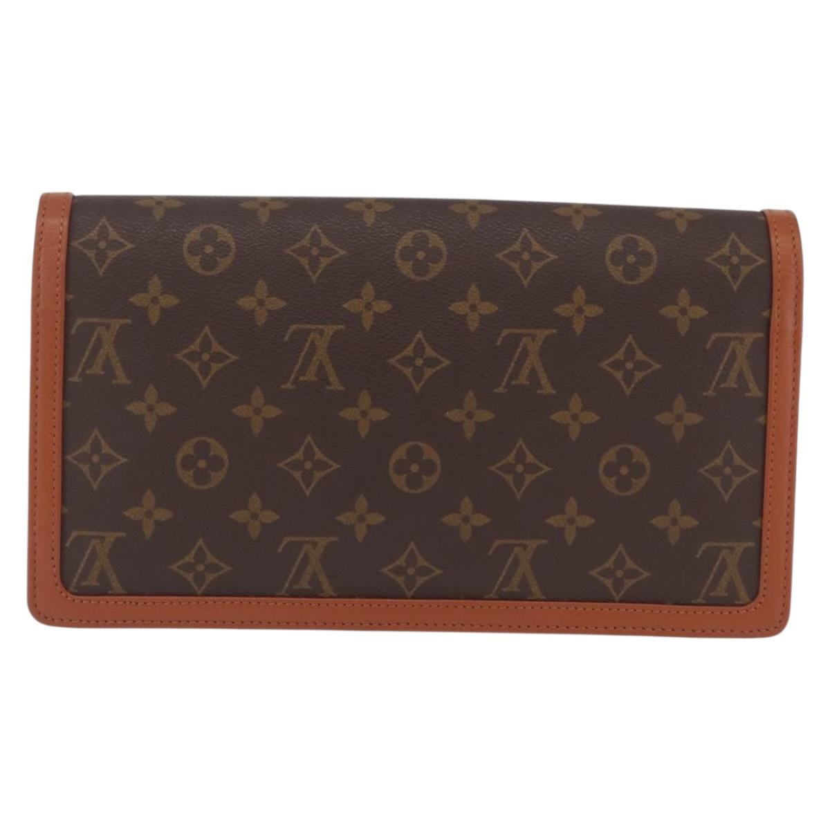 LOUIS VUITTON Monogram Pochette Dam GM Clutch Bag M51810 LV Auth ep16788A