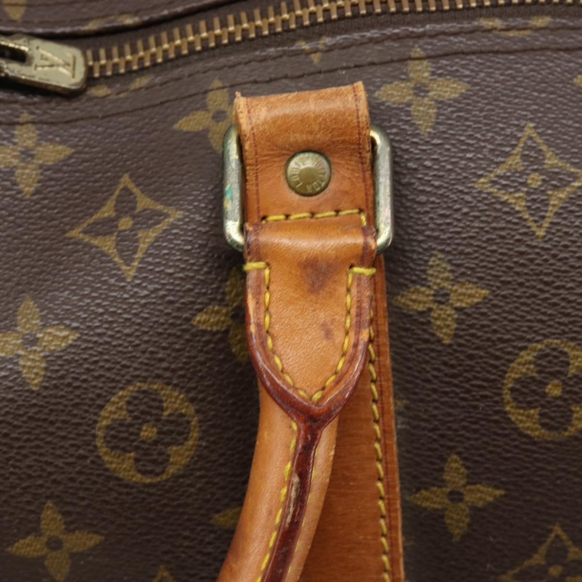LOUIS VUITTON Monogram Keepall Bandouliere 60 Boston Bag M41412 LV Auth ep16811