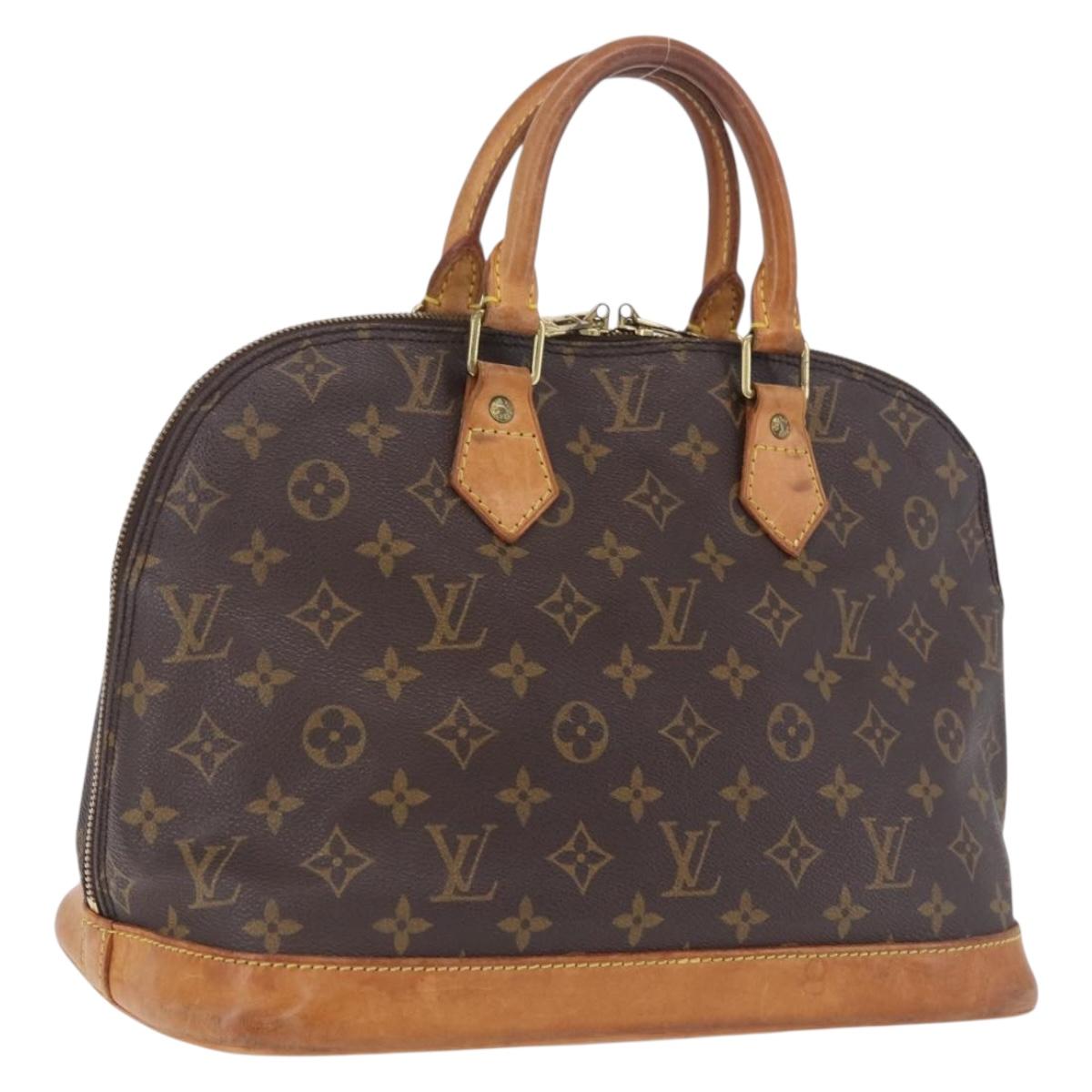 LOUIS VUITTON Monogram Alma Hand Bag M51130 LV Auth ep16824