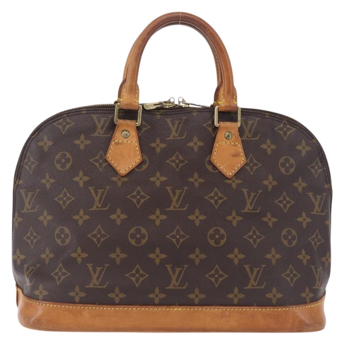 LOUIS VUITTON Monogram Alma Hand Bag M51130 LV Auth ep16824